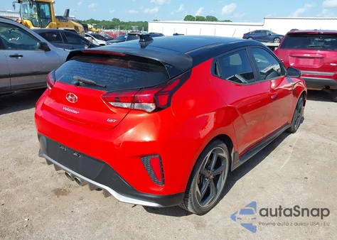 2019 Hyundai Veloster Turbo Ultimate from USA, damaged, VIN KMHTH6AB7KU014591